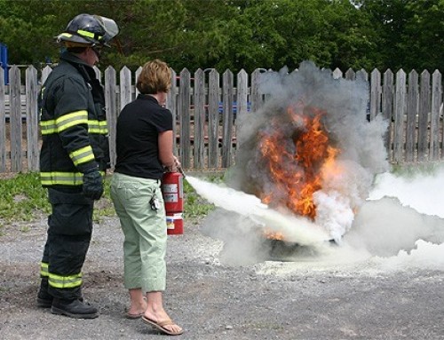 Guidelines on how to use a Fire Extinguisher